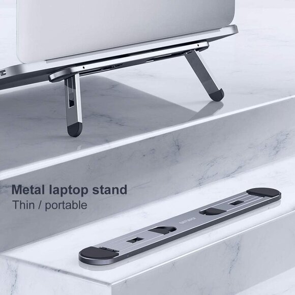 Laptop Stand for Desk,Laptop Cooling Stand,Keyboard Riser, Ergonomic Laptops Ele - Picture 7 of 7